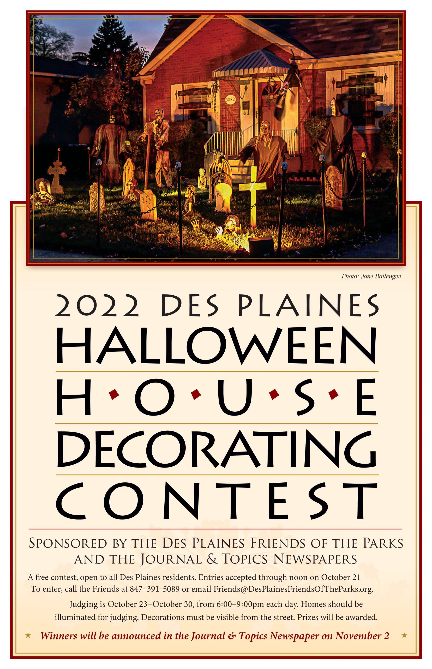 2022 Des Plaines Halloween Home Decorating Contest Des Plaines